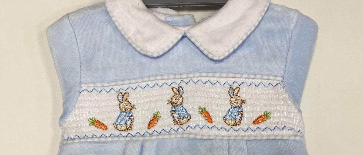 Tiny Baby Blue Rabbit All In One