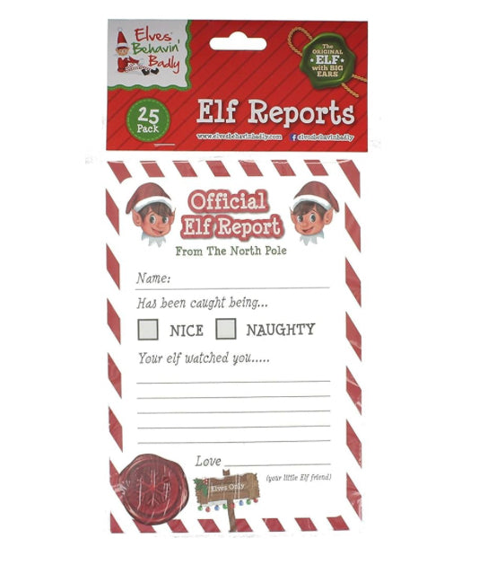 Elf On The shelf Report Cards V12340074AW