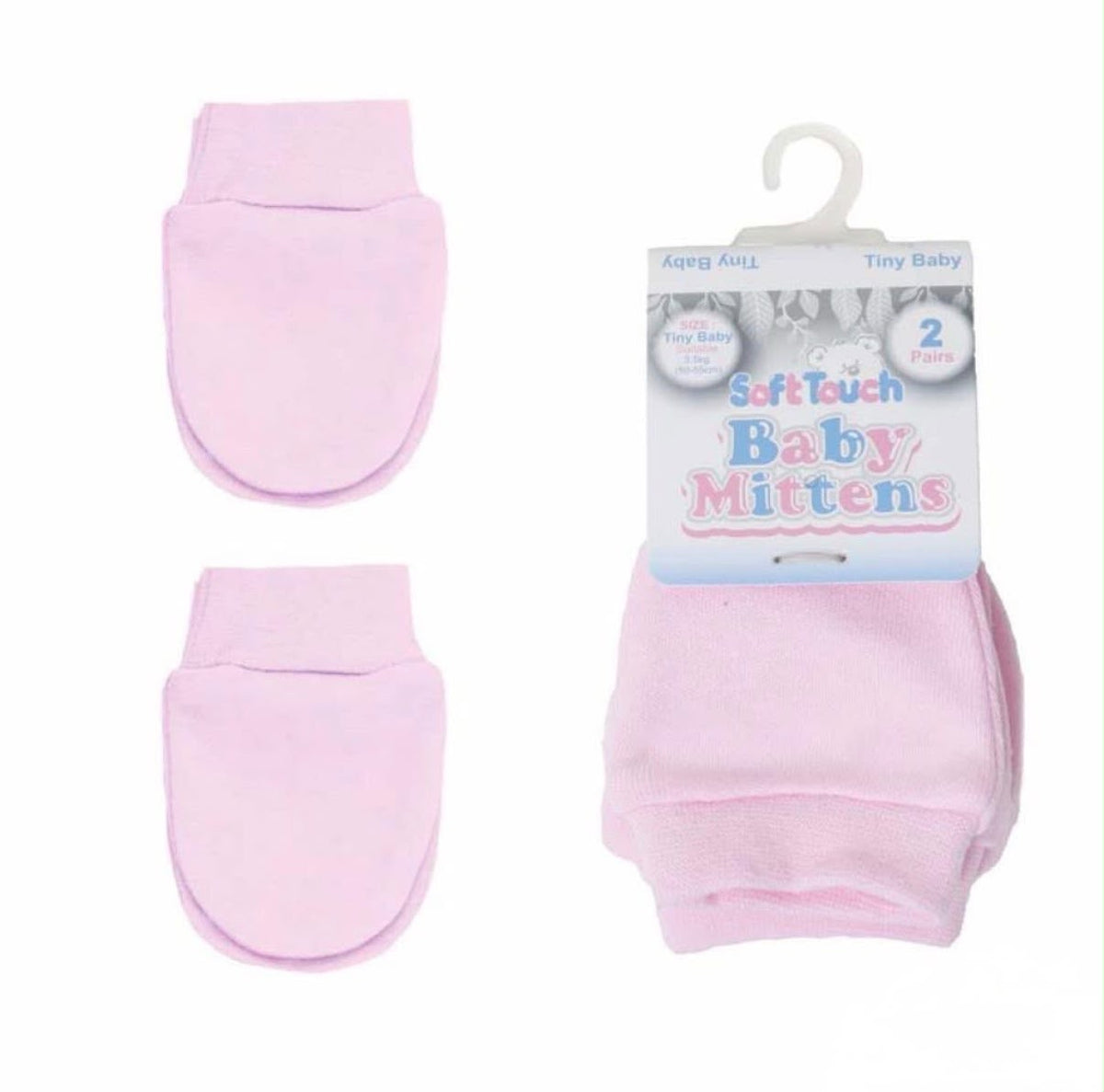 Accessories Cotton Mittens Pink Newborn-12 Months