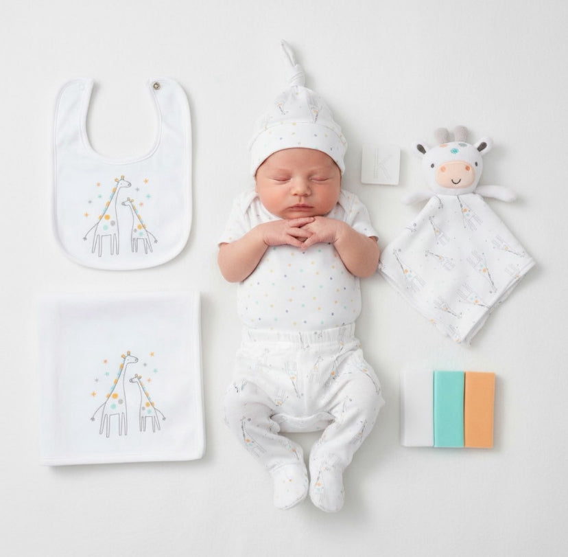 Clothing Baby Unisex 10 Piece Giraffe Gift Set Newborn-3/6 Months