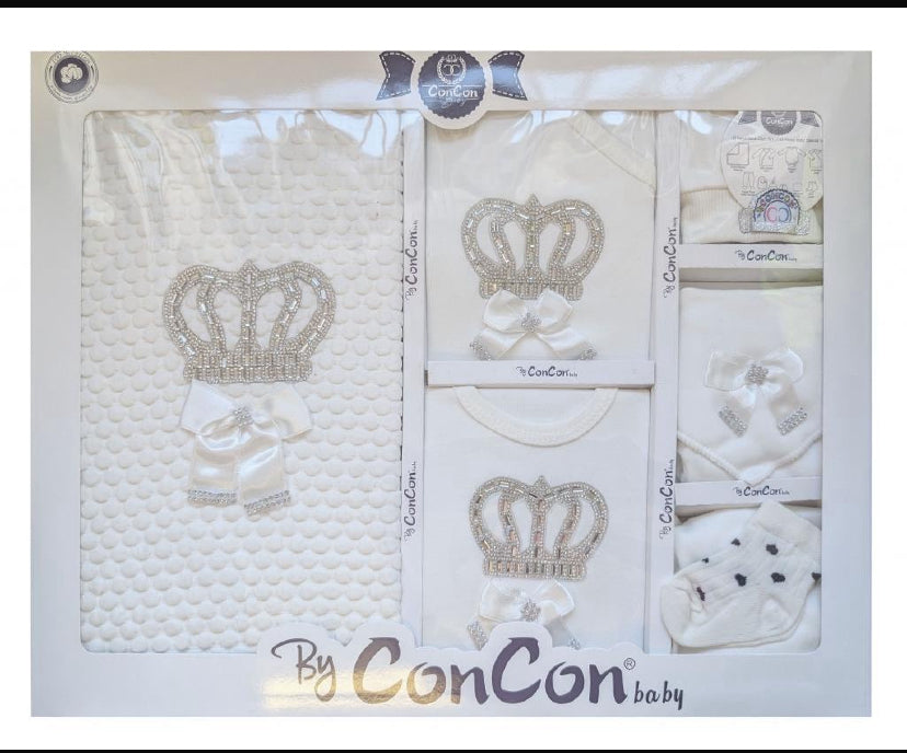 White Crown Set Unisex