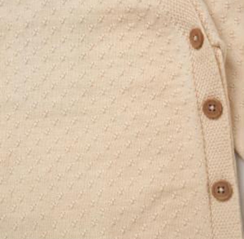 Unisex Beige Knit set