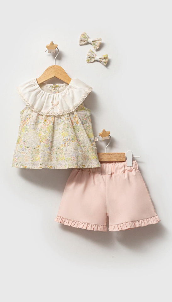 Clothing girls floral two-piece