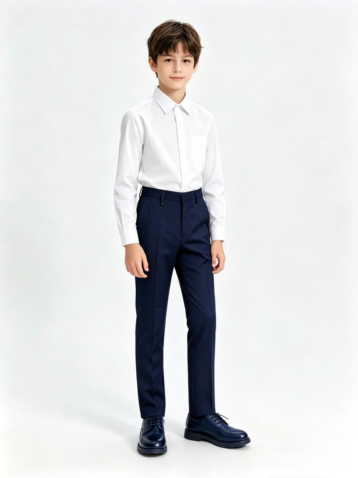 Boys Slim Trousers 9/10-16/17 Zeco