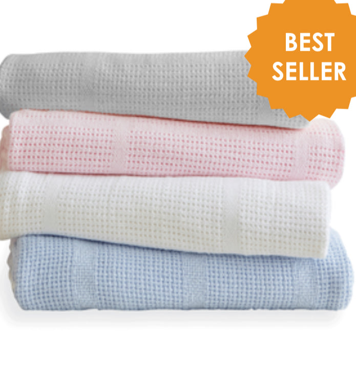 COTTON CELLULARPRAM BLANKET