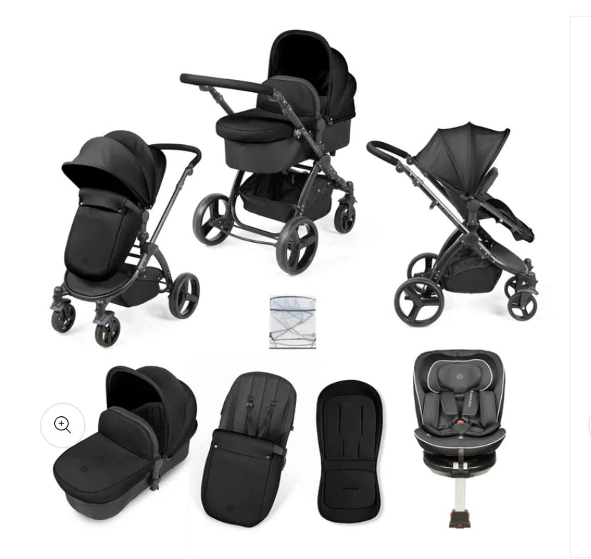 Ickle Bubba-STOMP URBAN 8 PIECE TRAVEL SYSTEM WITH RADIAL I-SIZE PLUS CAR SEAT
