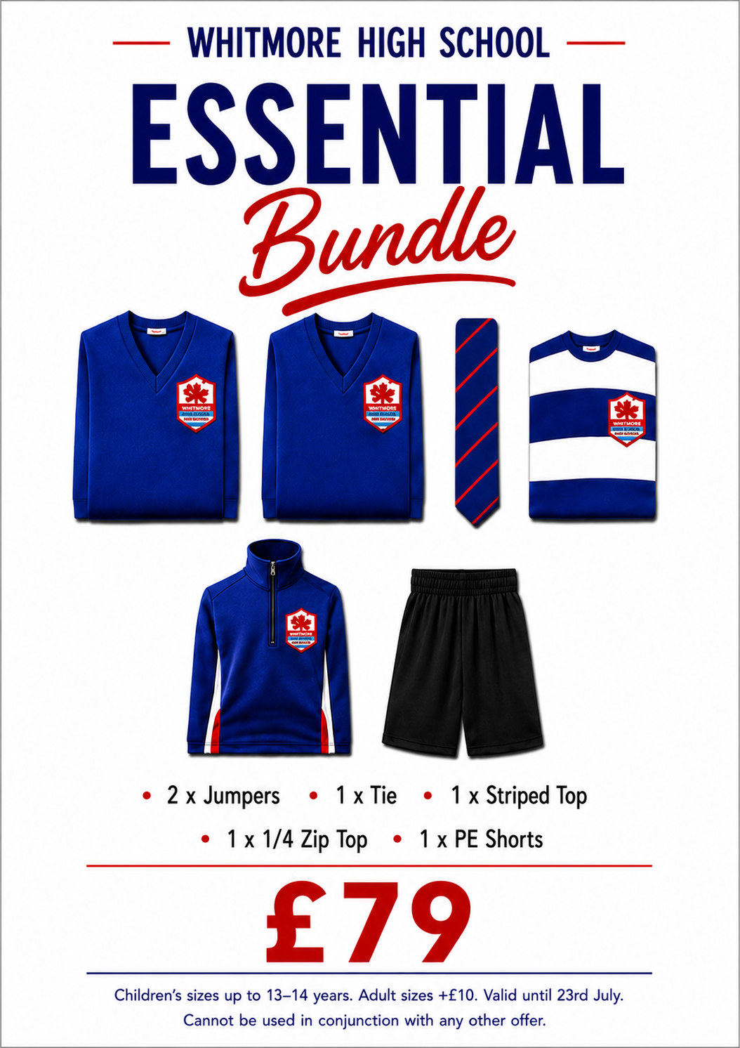 Whitmore Essential Bundle £79