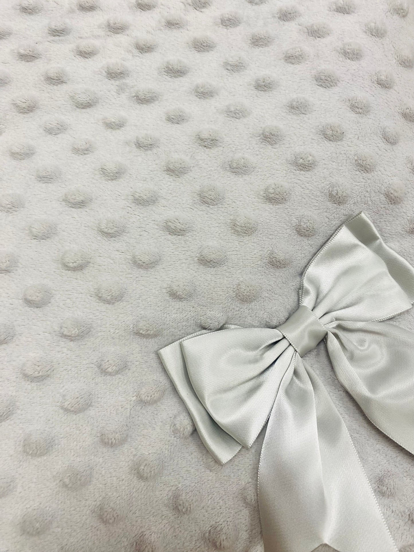 Grey waffle Silk Bow Cosytoes