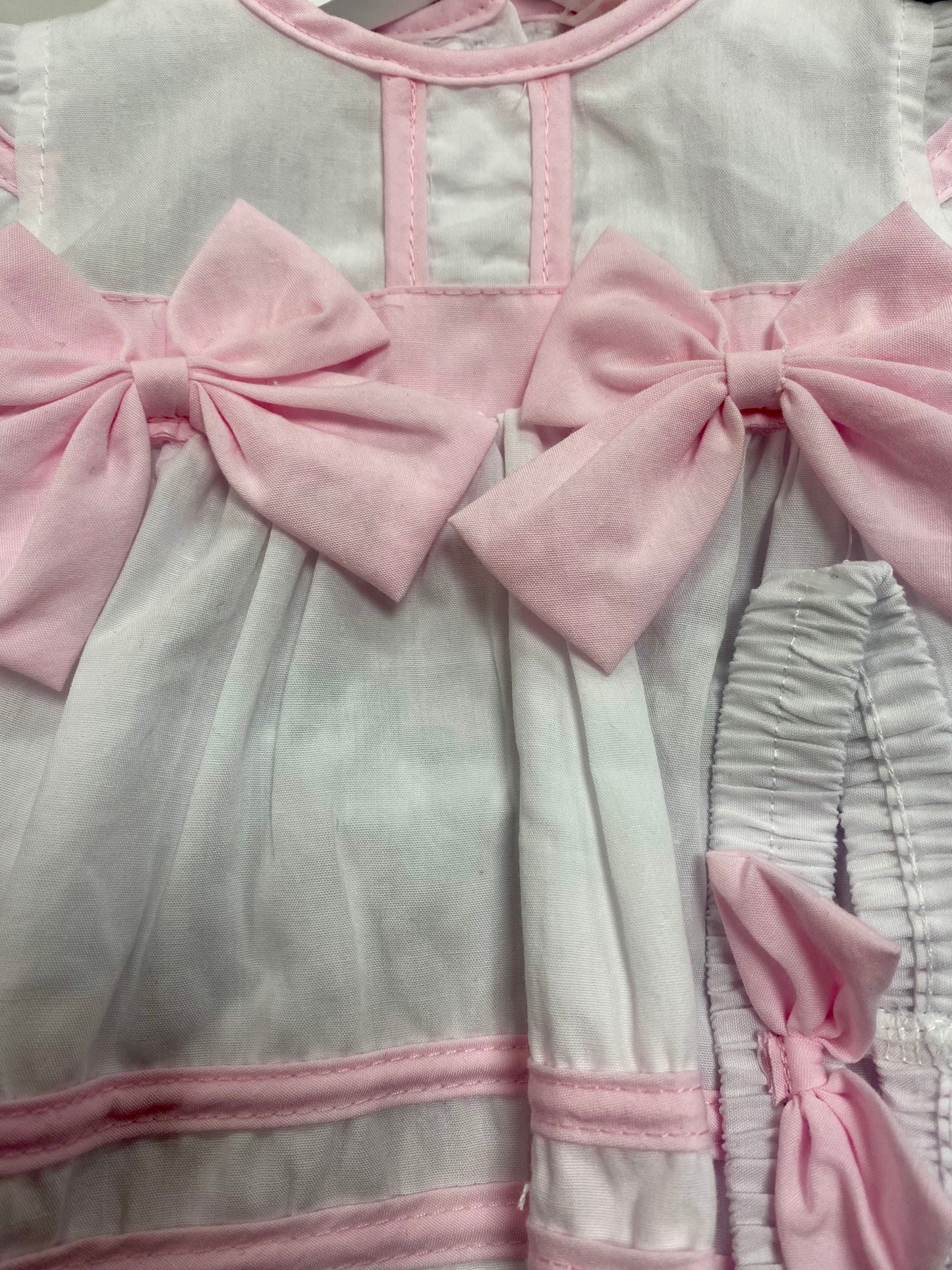 Girls clothing Bow dress set