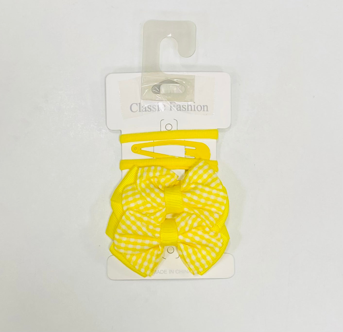 Accessories Gingham Clips, Bobbles And Bows