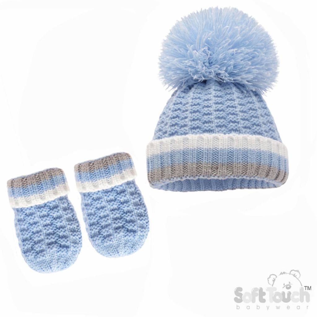 Accessories NB-12M Pom Hat & Mittens NV12342070EA