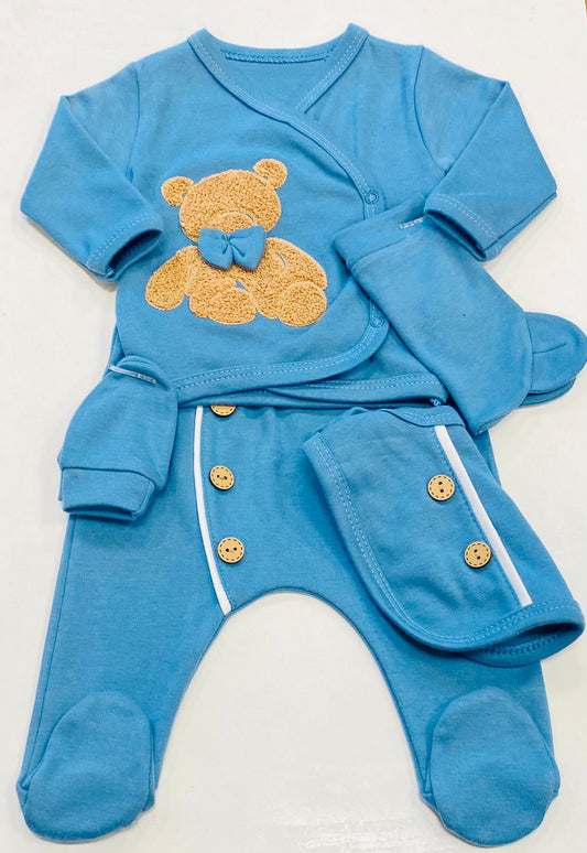 Clothing Baby Teddy Embroidered 5 Piece Set NV12345095GJ1