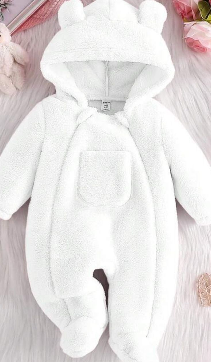 Neutral SnowSuit Double Zipper Cream