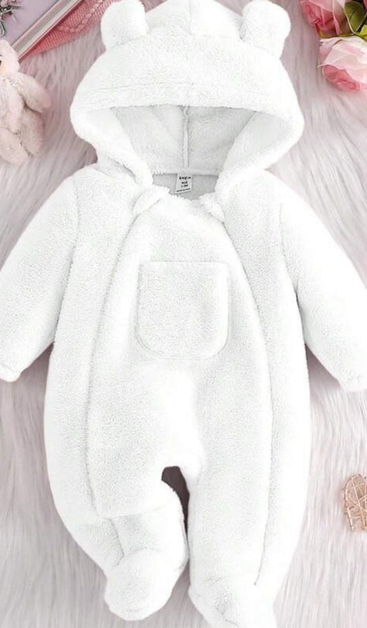 Neutral SnowSuit Double Zipper Cream