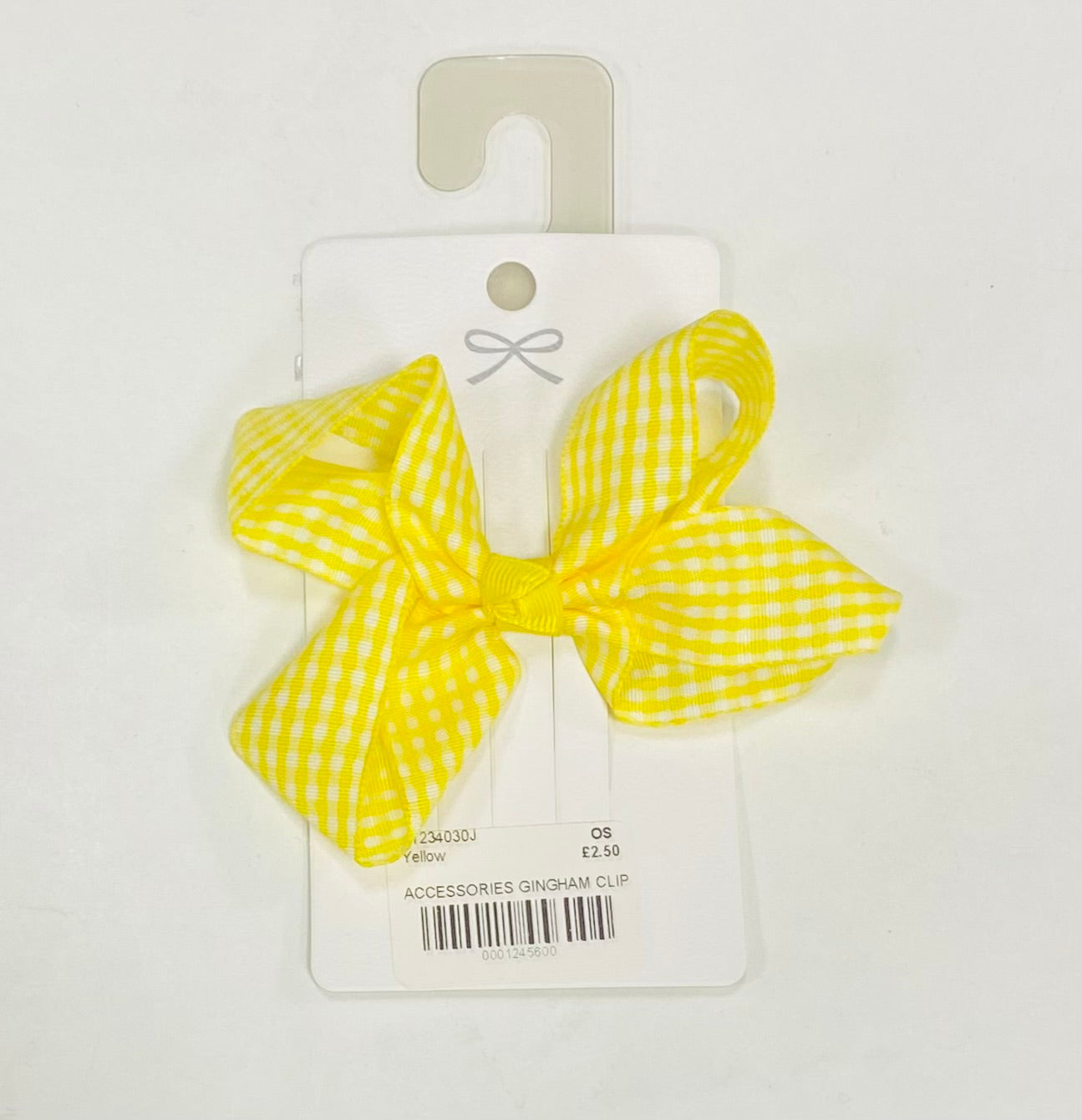 Accessories Gingham Hair Clip V1234030J