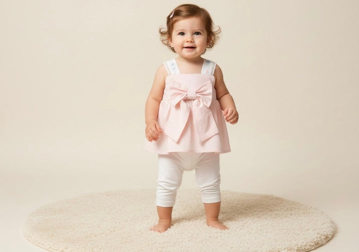 Girls clothing top and shorts