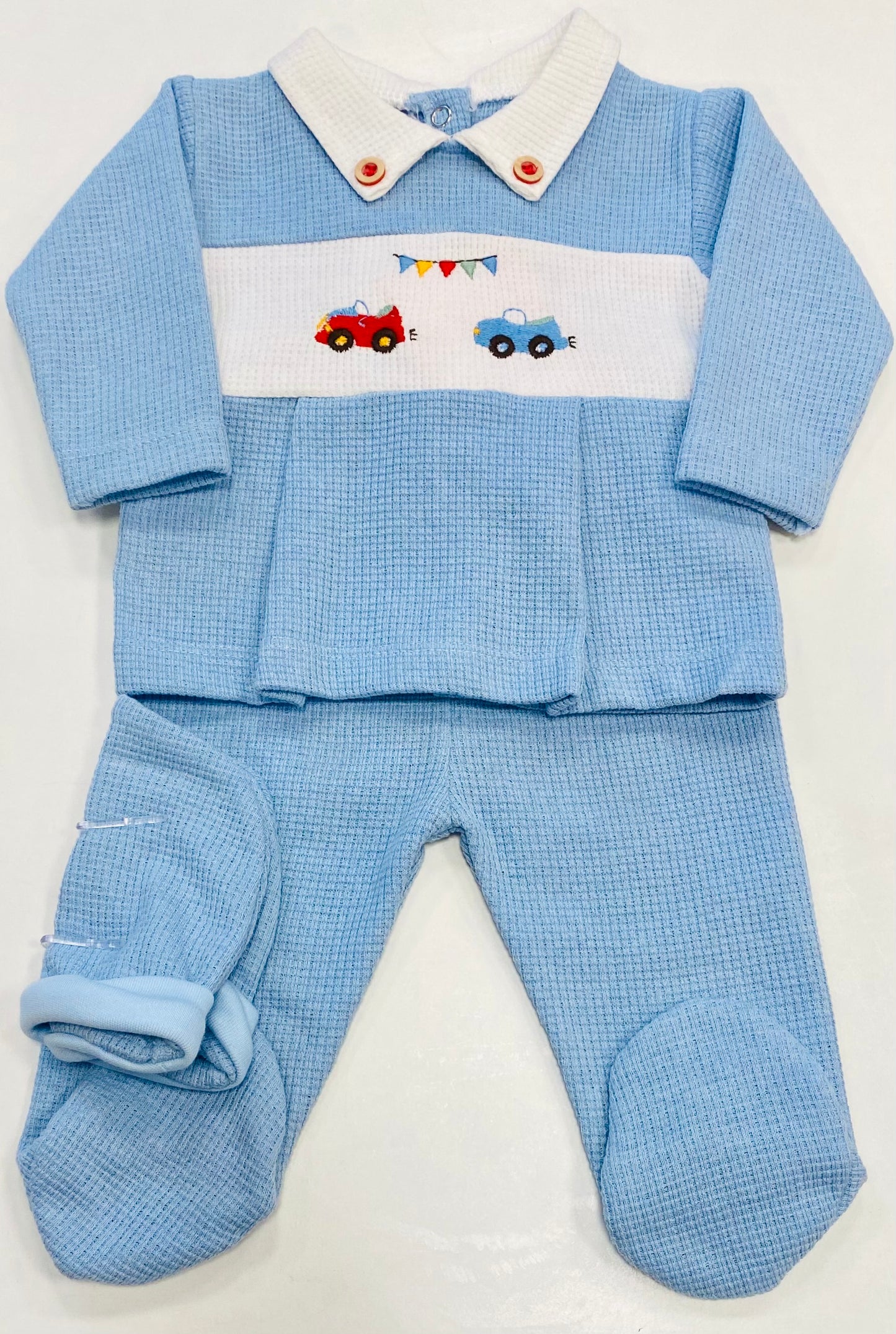 Clothing Baby Race Car Embroidered 5 Piece Set NV123470950GJ