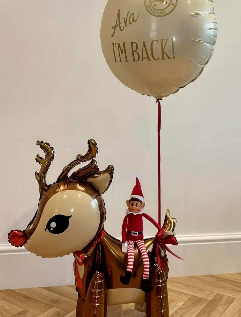 Rudolph With Balloon