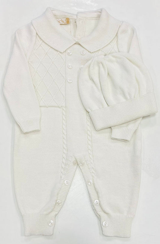 Clothing Neutral Knitted All In One Cream NV123490950JK