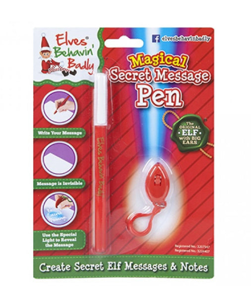 Elf magical secret message pen