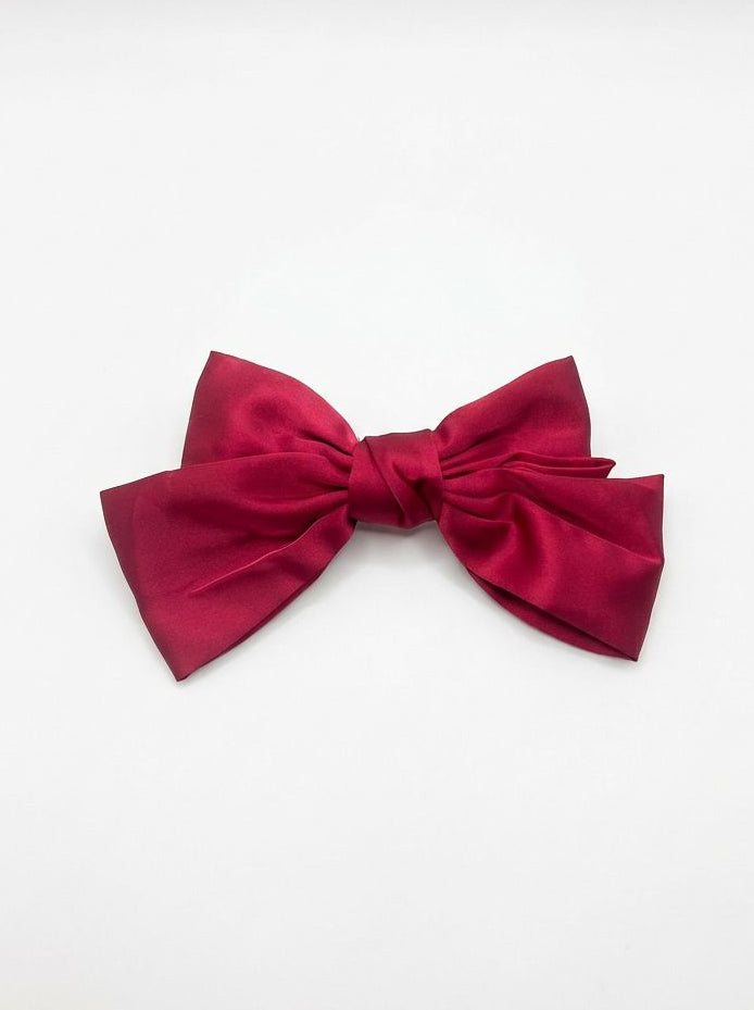 Satin Bow clip