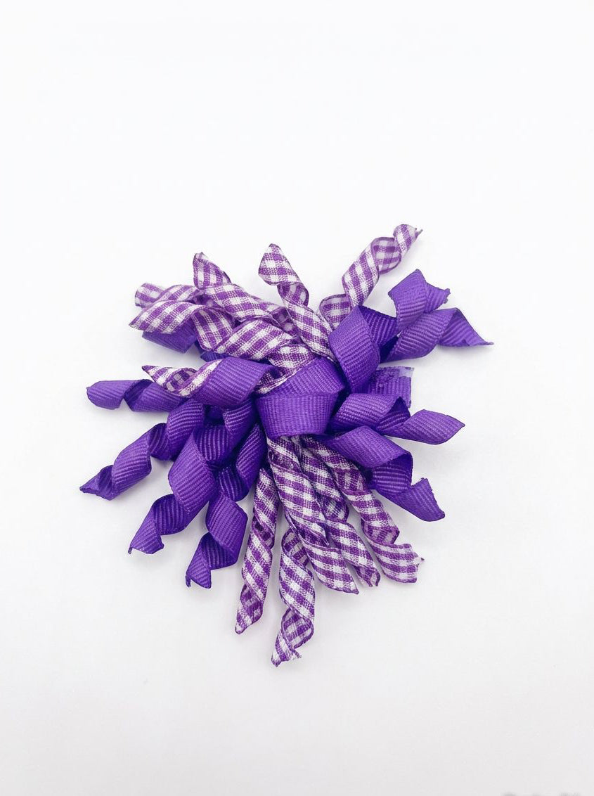 Ribbon bow hair clip