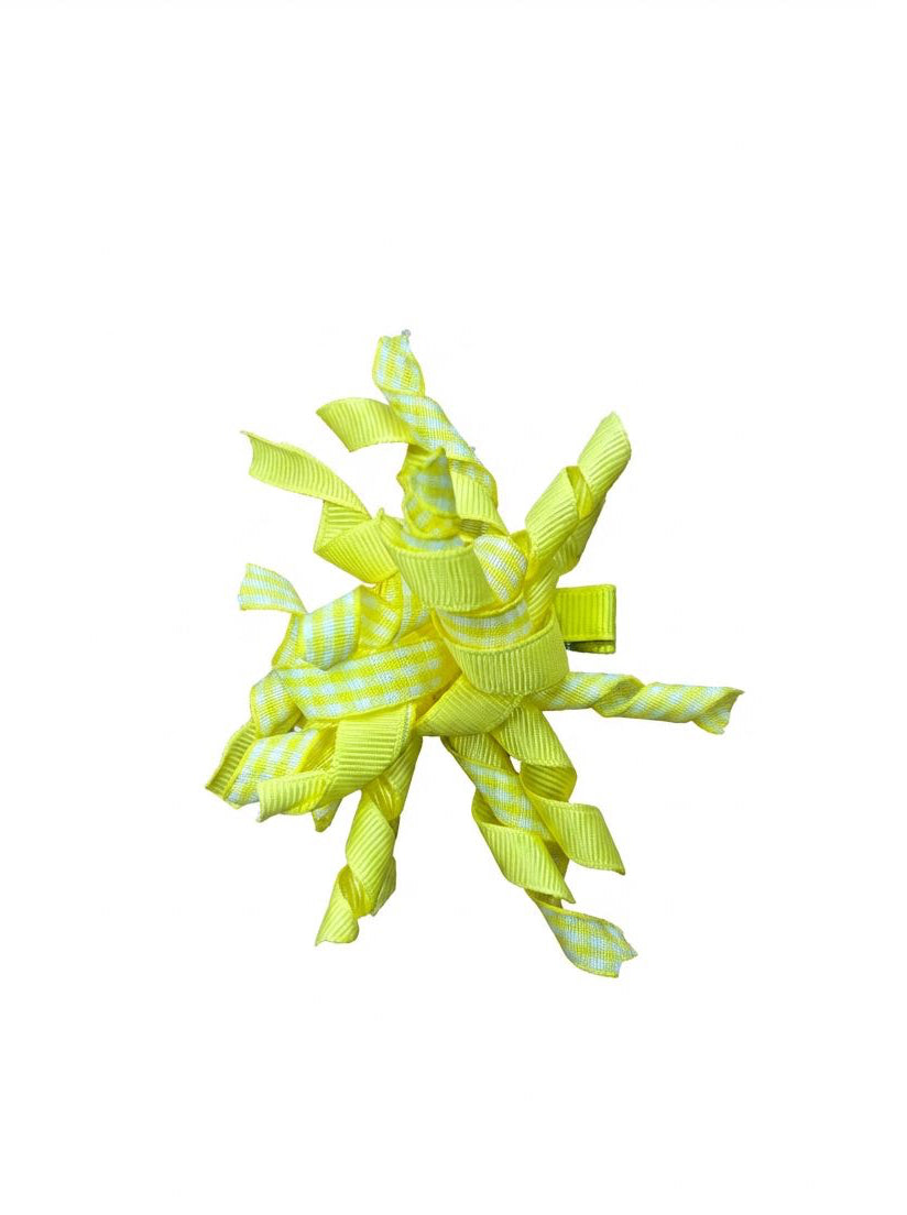 Ribbon bow hair clip