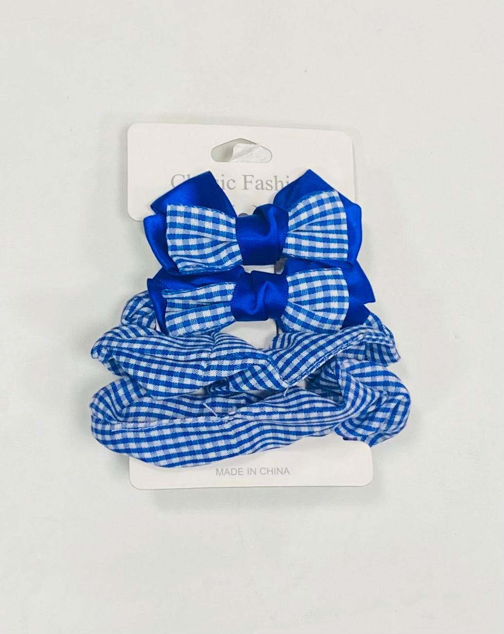 Accessories Gingham Scruchies & Bows 4 Piece NV1234075JW