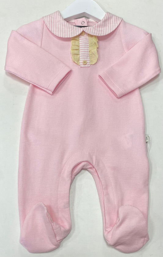 Girls Ruffled Collar Spanish Romper