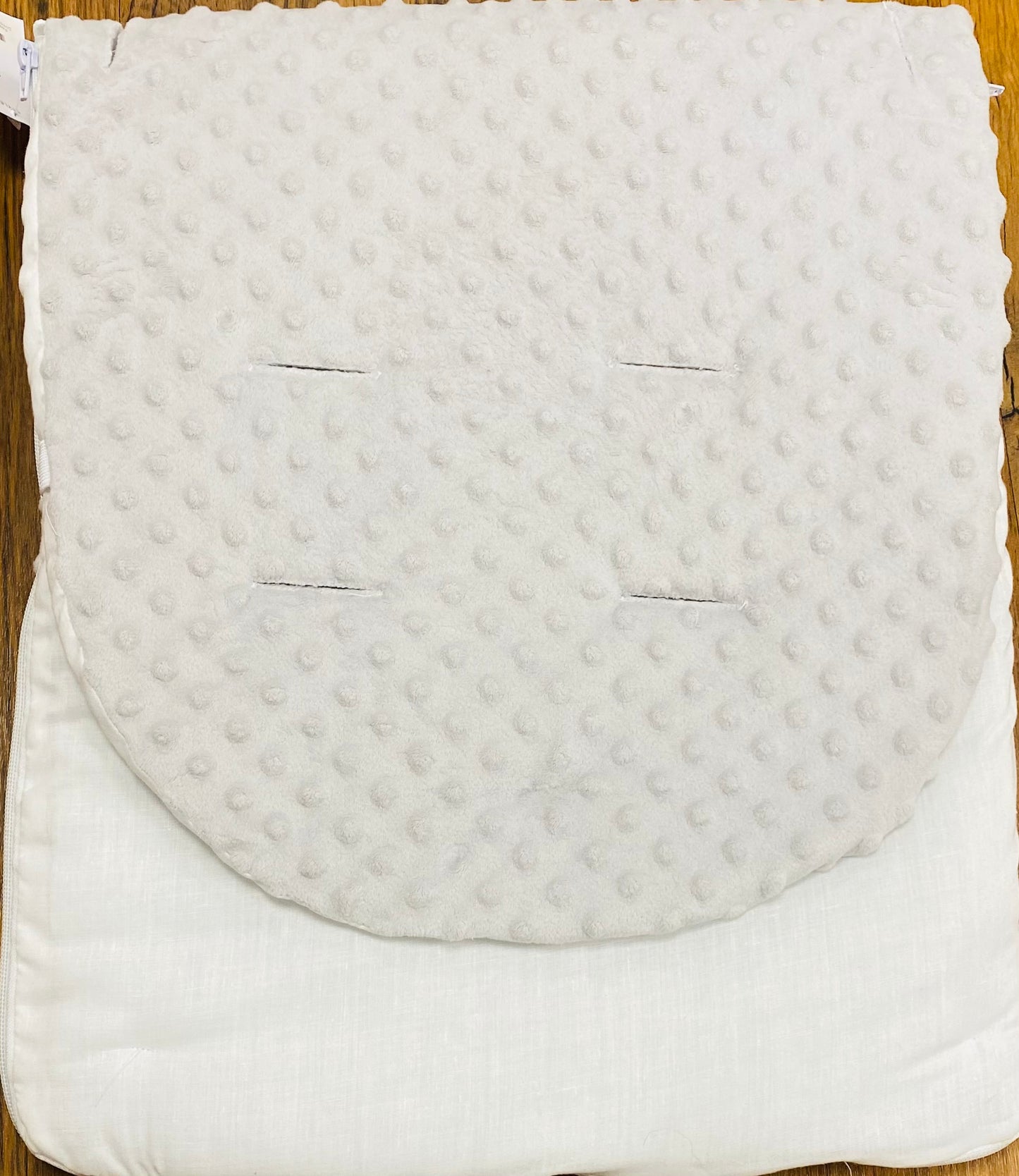 Grey waffle Silk Bow Cosytoes