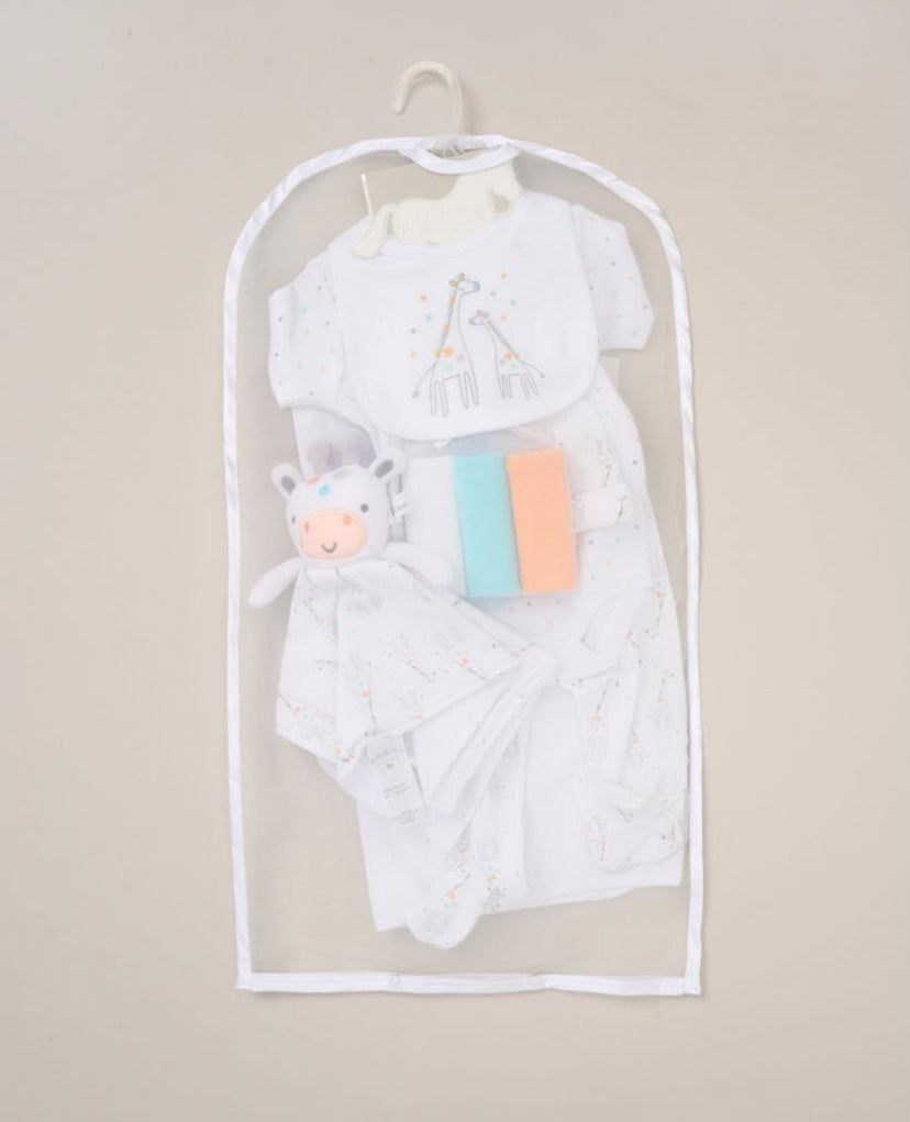 Clothing Baby Unisex 10 Piece Giraffe Gift Set Newborn-3/6 Months