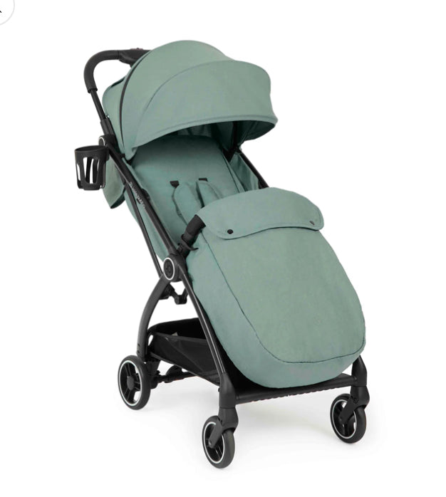 Ickle Bubba Aries Max Auto-Fold Stroller, Apron & Cupholder