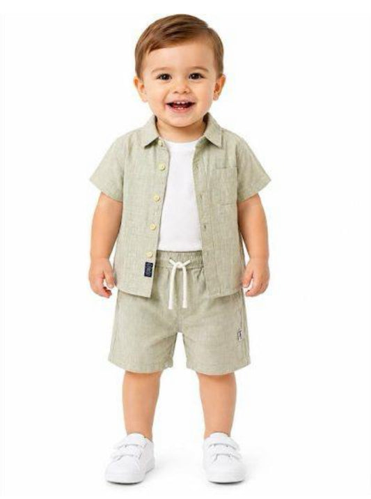Clothing boys three-piece summer set