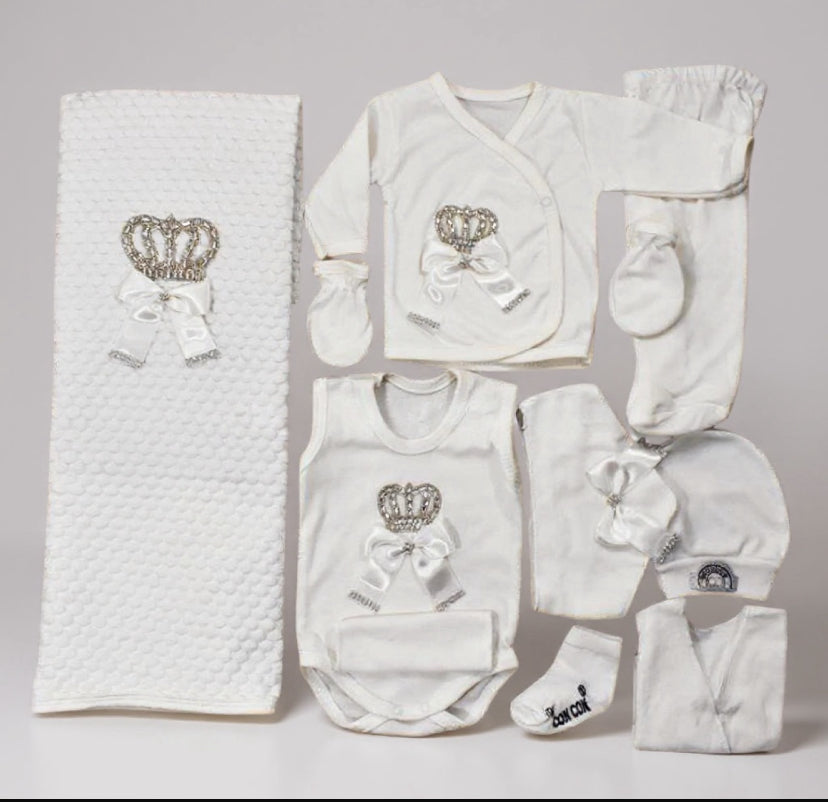 White Crown Set Unisex
