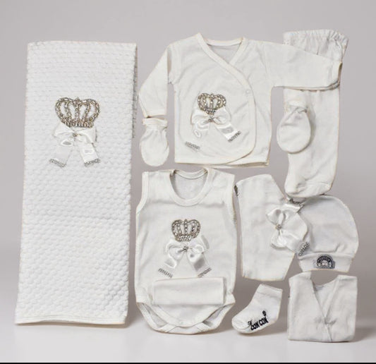 White Crown Set Unisex
