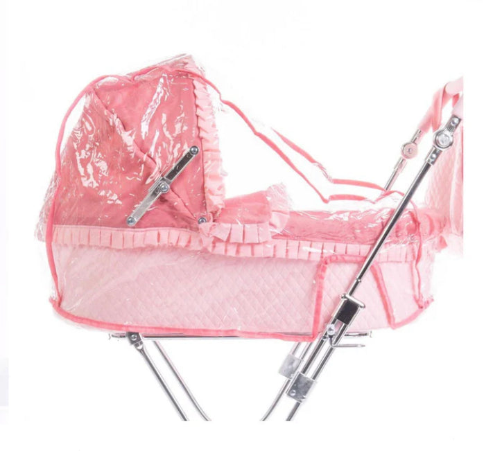 Dolls pram rain cover