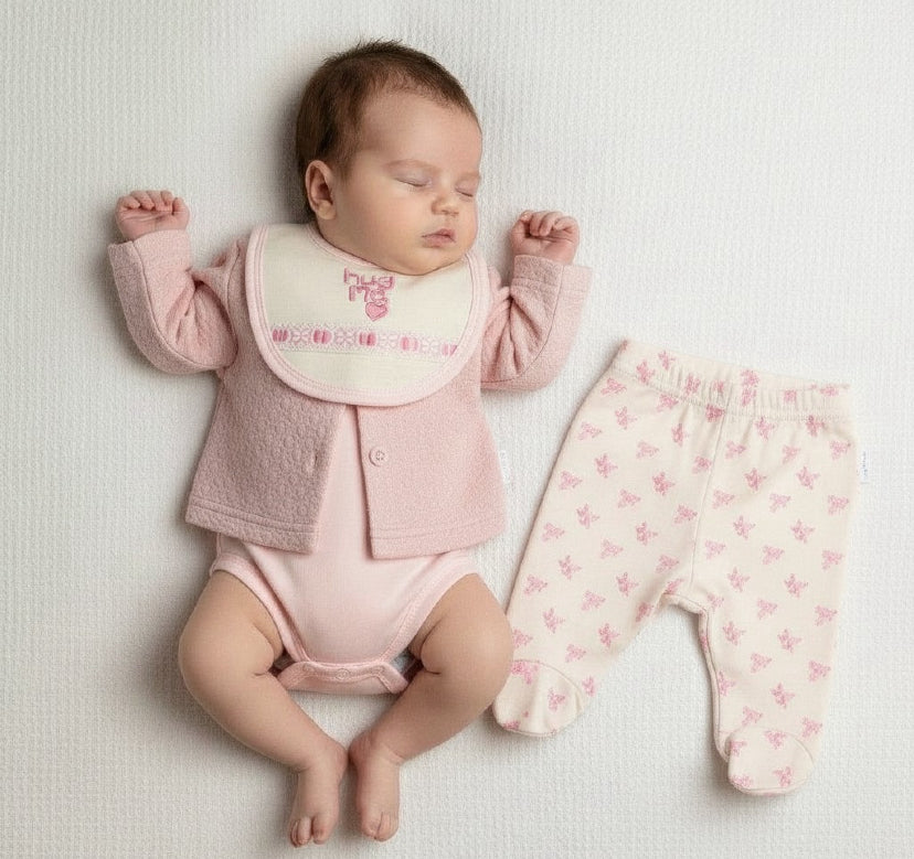 Tiny Baby Four  Piece "hug me" Set ￼