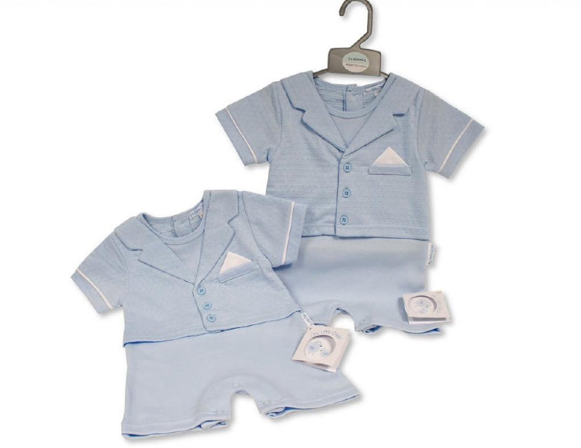 Blue Romper Shirt style