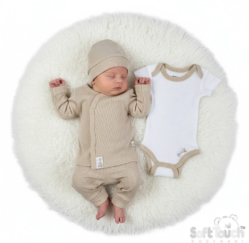 Tiny baby beige set