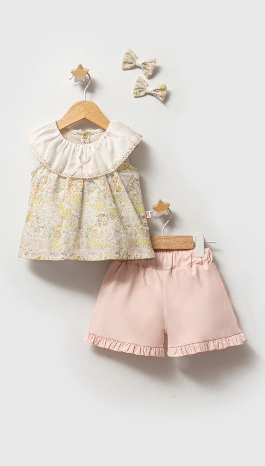 Clothing girls floral two-piece