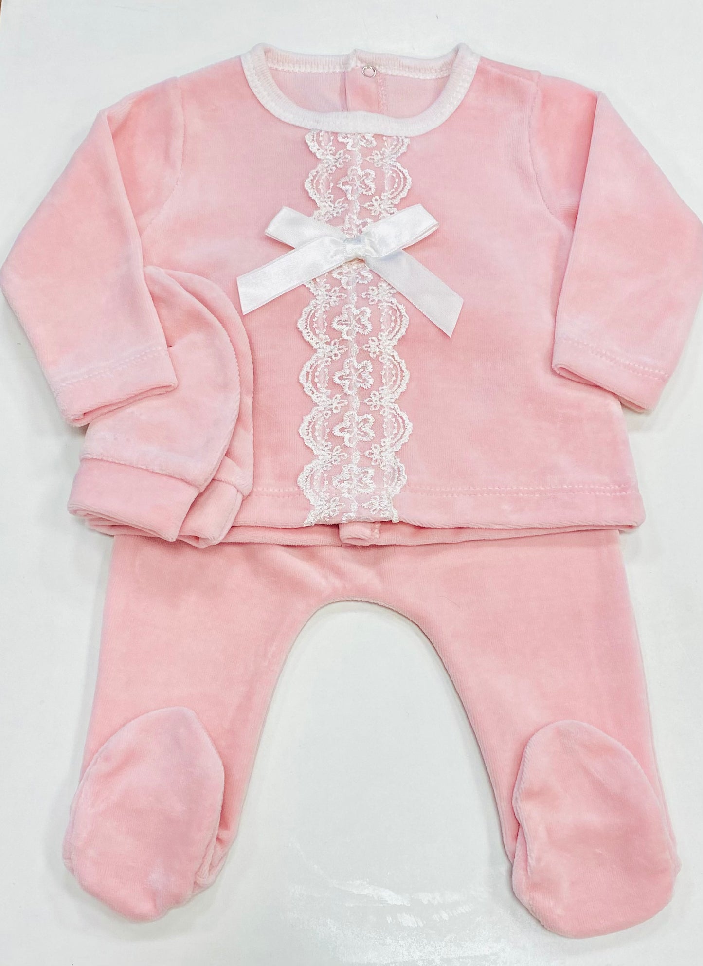 Clothing Baby Frill & Bow 3 Piece Set NV12348095JK