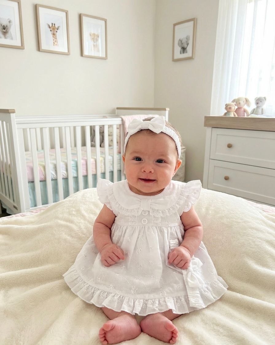 Girls Clothing White B/A dress