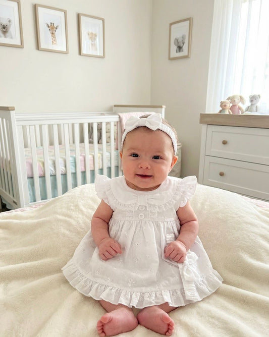 Girls Clothing White B/A dress