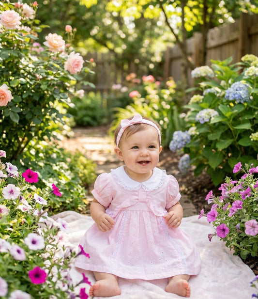 Girls Clothing Pink B/A Dress