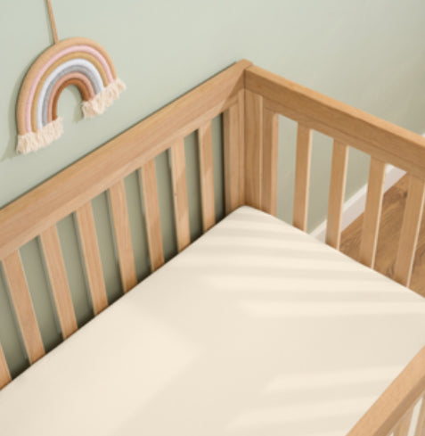 2 PACK ORGANIC FITTED COTBED SHEETS