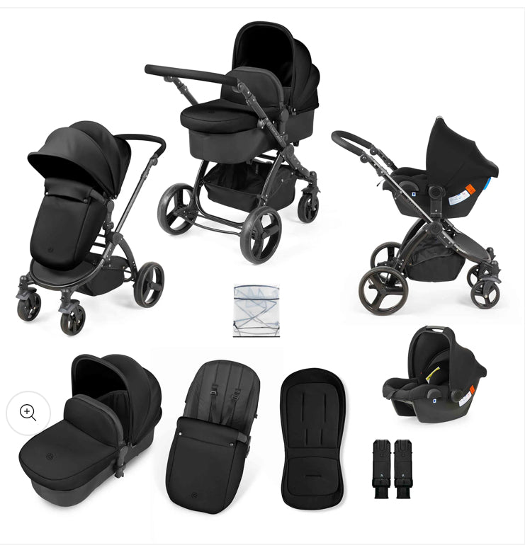 Ickle Bubba-STOMP URBAN 9 PIECE TRAVEL SYSTEM WITH CAR SEAT