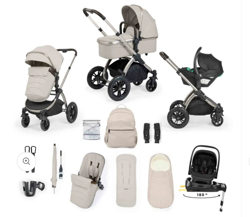 Ickle  Bubba- STOMP LUXE ELEMENTS EDITION 15 PIECE TRAVEL SYSTEM