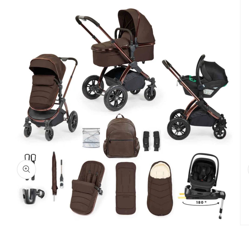 Ickle  Bubba- STOMP LUXE ELEMENTS EDITION 15 PIECE TRAVEL SYSTEM