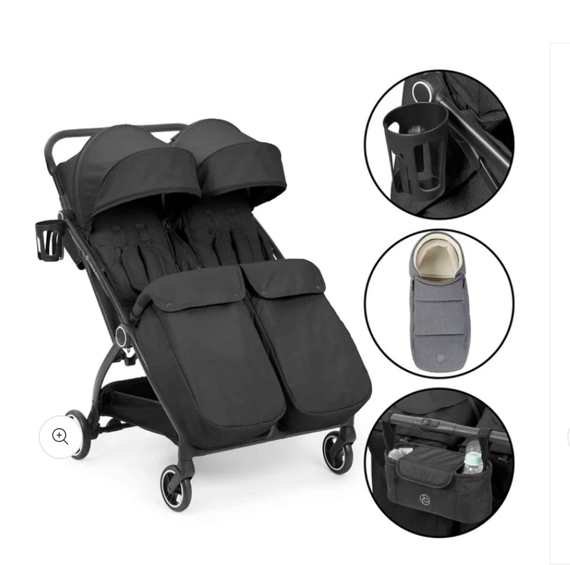 Ickle Bubba-ARIES DOUBLE PRIME AUTO-FOLD STROLLER