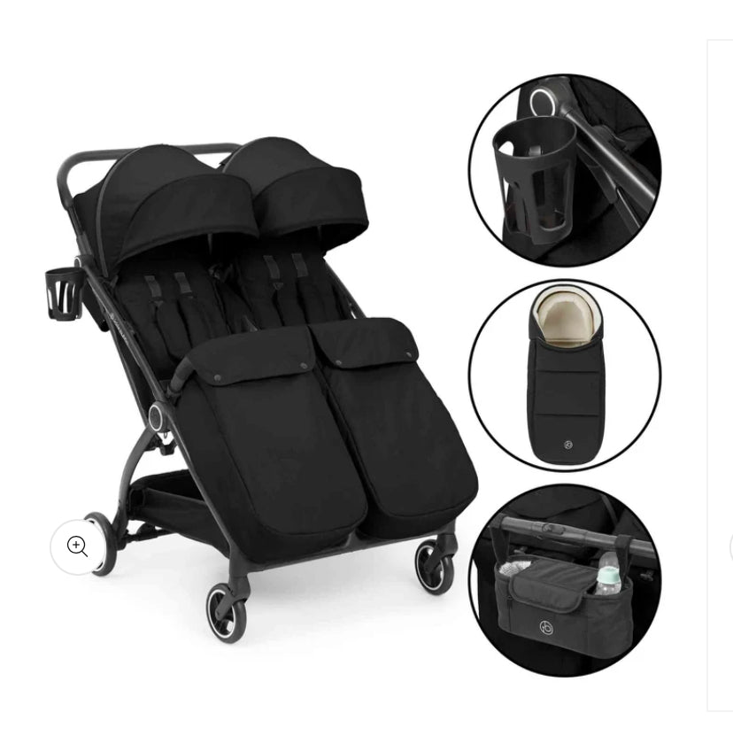 Ickle Bubba-ARIES DOUBLE PRIME AUTO-FOLD STROLLER